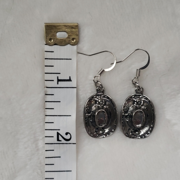 Cowboy hat earrings - Picture 6 of 6